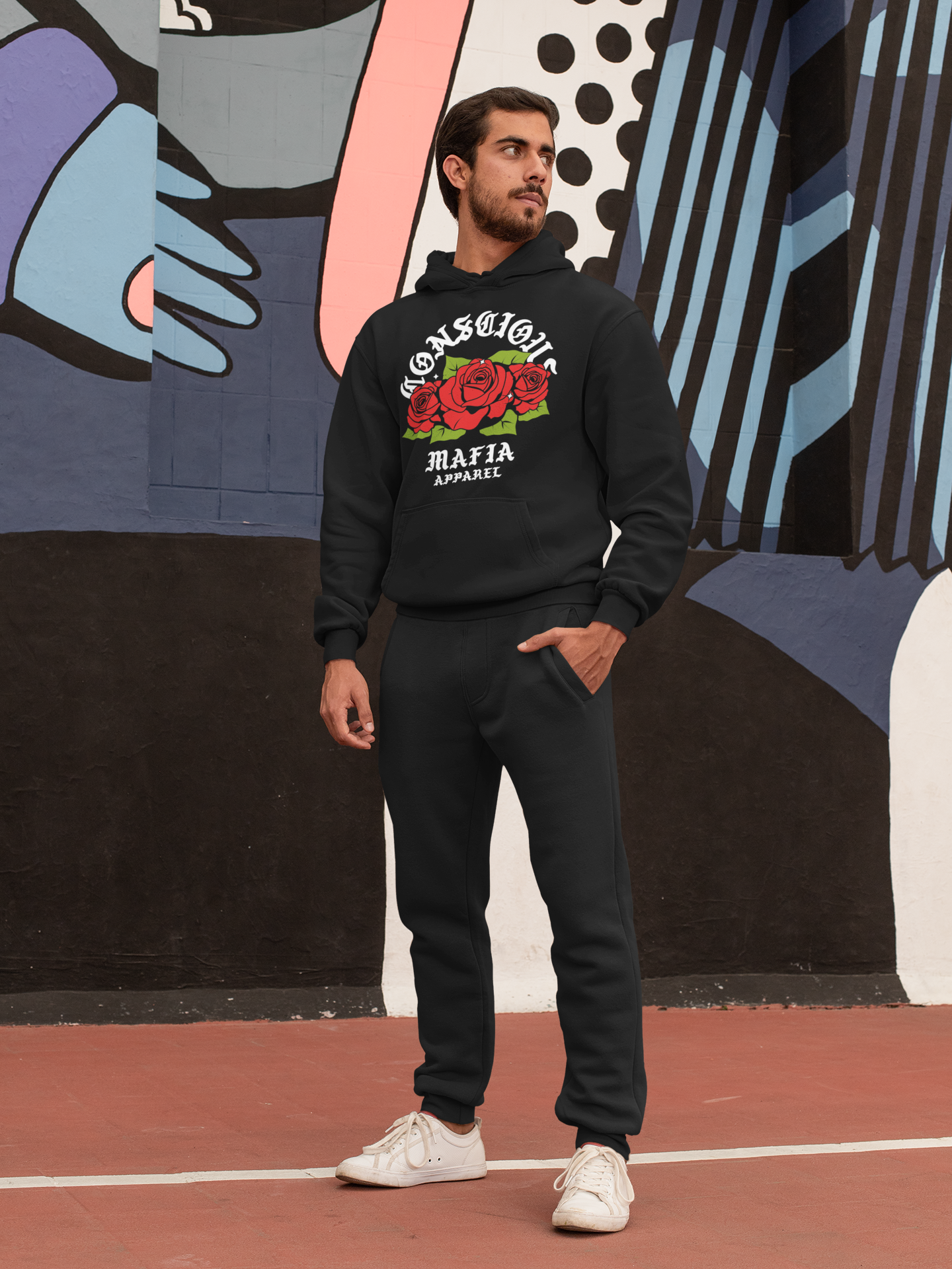 Old School Conscious Mafia Pullover Hoodie