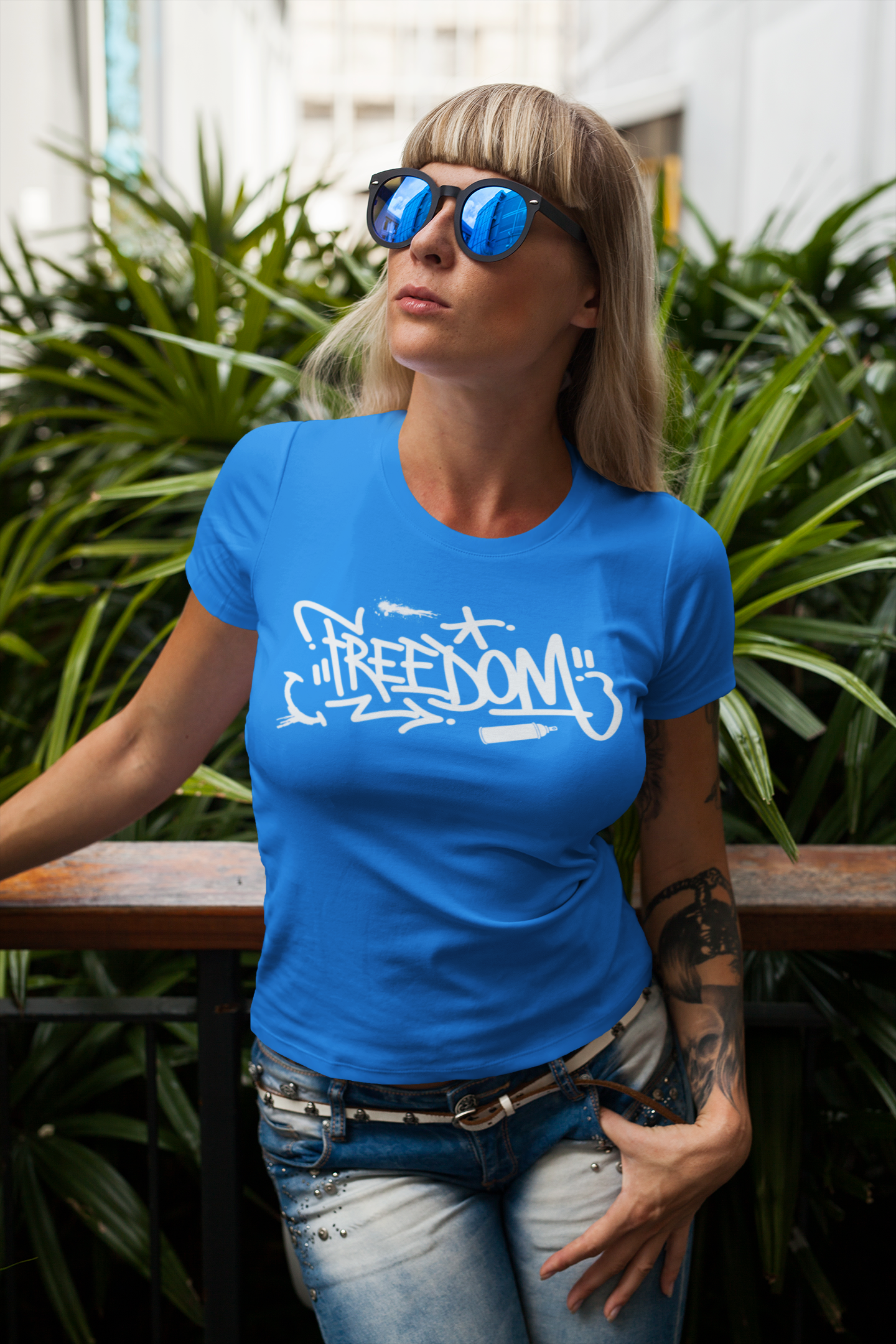 Women's Grafitti Freedom Tee
