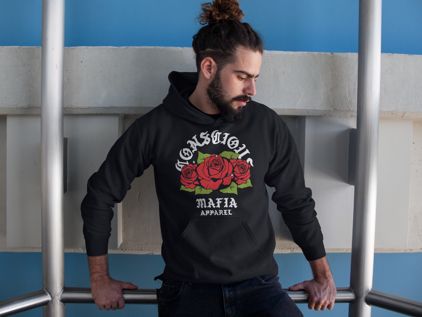 Old School Conscious Mafia Pullover Hoodie