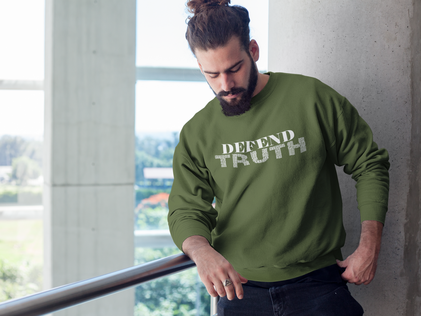 Defend Truth Crew Sweatshirt | ConsciousMafia
