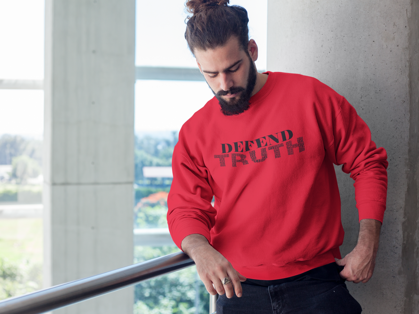 Defend Truth Crew Sweatshirt | ConsciousMafia
