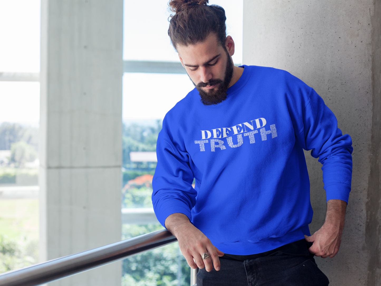 Defend Truth Crew Sweatshirt | ConsciousMafia