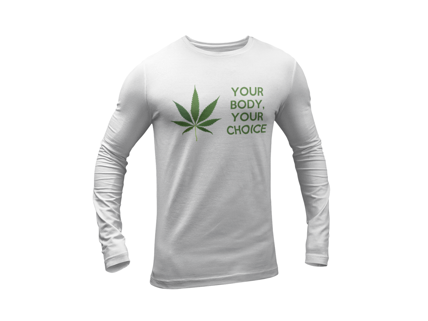 Men's "Your Body, Your Choice" Long-Sleeve T-Shirt | ConsciousMafia