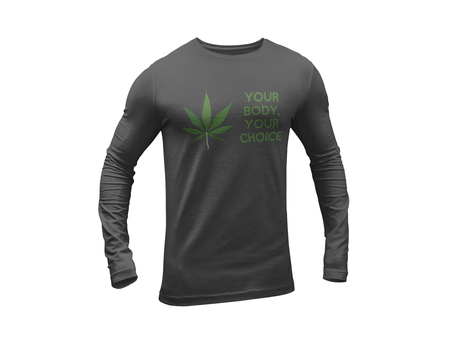 Men's "Your Body, Your Choice" Long-Sleeve T-Shirt | ConsciousMafia
