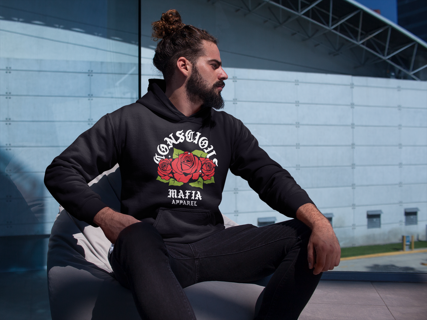 Old School Conscious Mafia Pullover Hoodie
