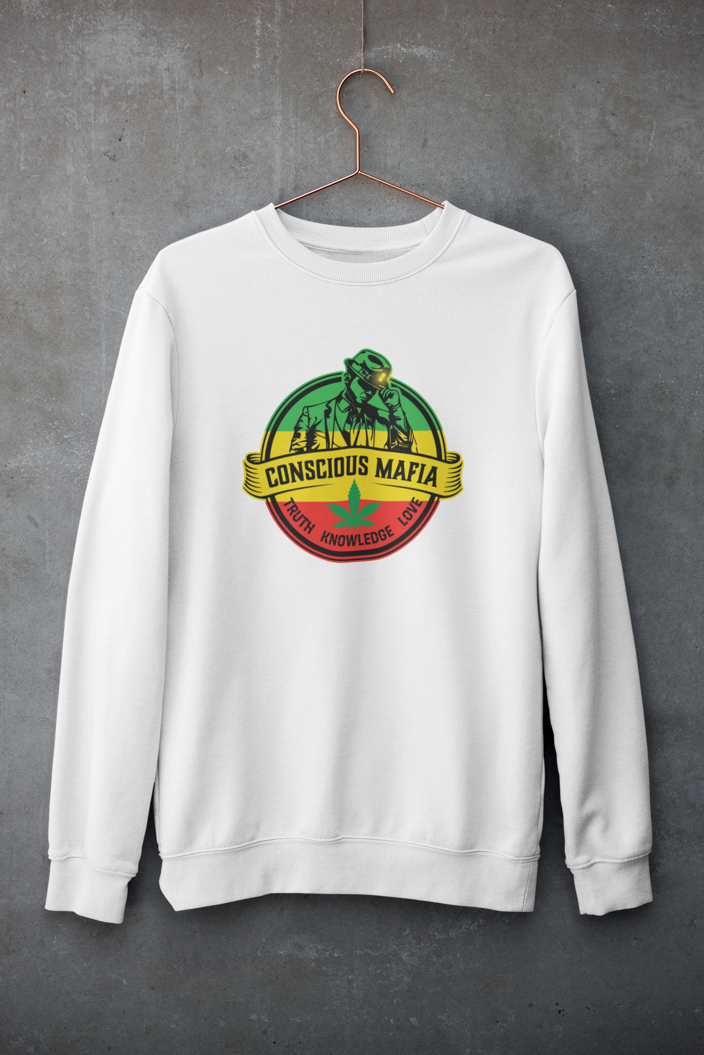Rasta Crew Sweatshirt | ConsciousMafia