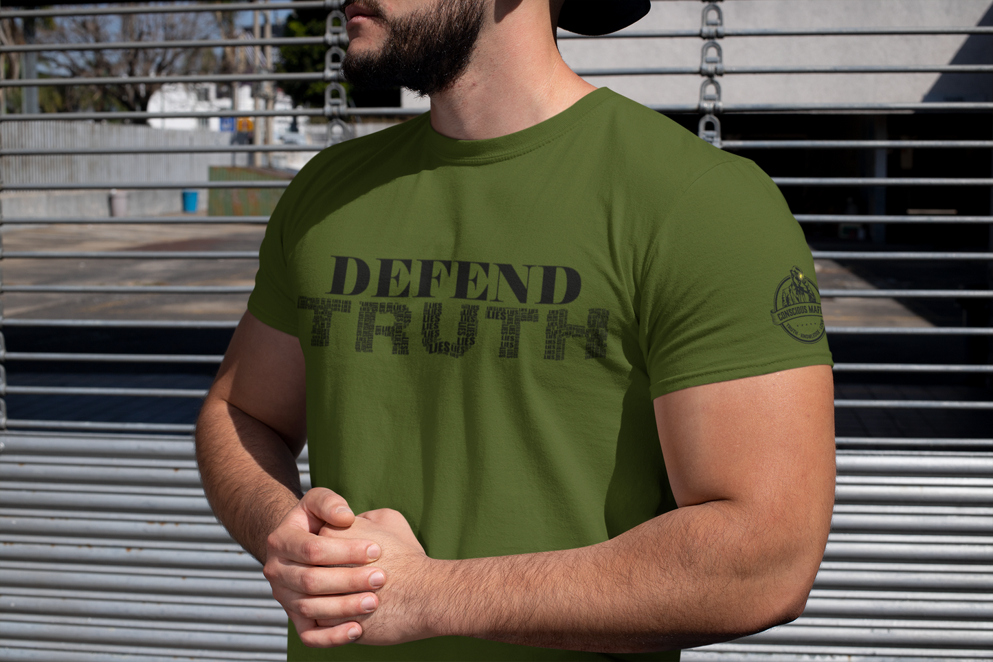 Defend Truth Men's T-shirt | ConsciousMafia