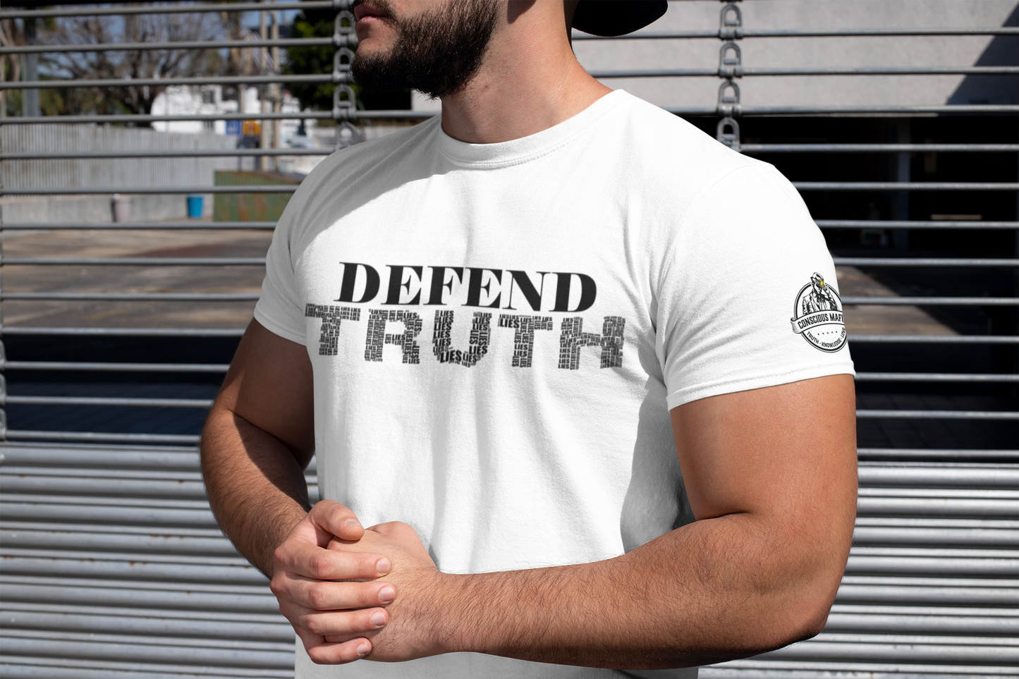 Defend Truth Men's T-shirt | ConsciousMafia