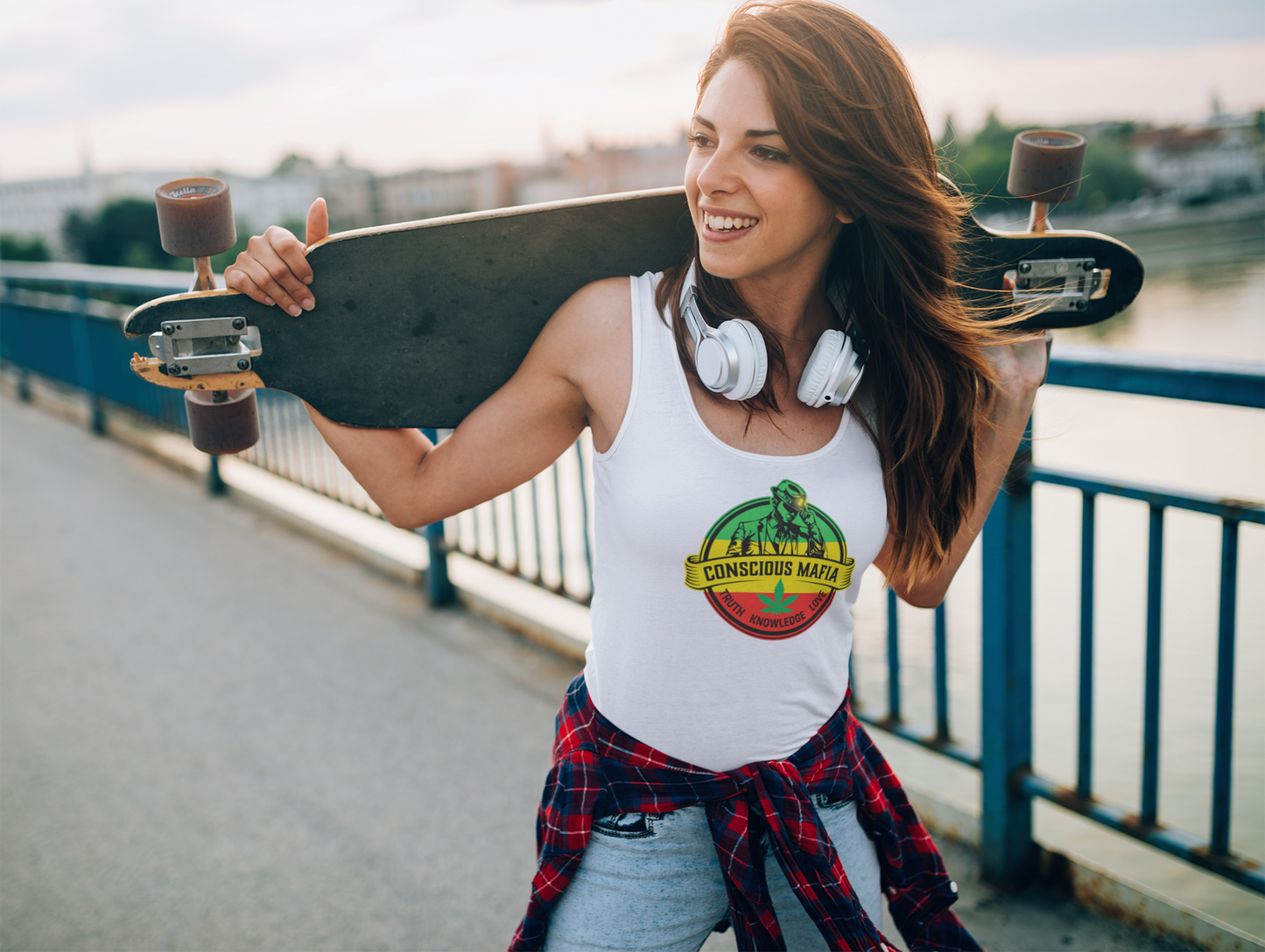 Ladies' Rasta Racerback Tank | ConsciousMafia