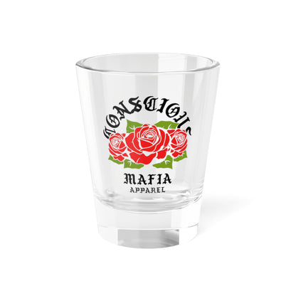 CONSCIOUS MAFIA APPAREL shot glass, 1.5 OZ