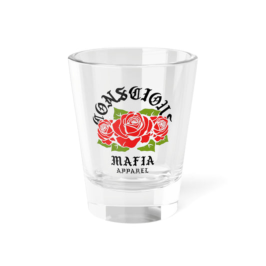 CONSCIOUS MAFIA APPAREL shot glass, 1.5 OZ