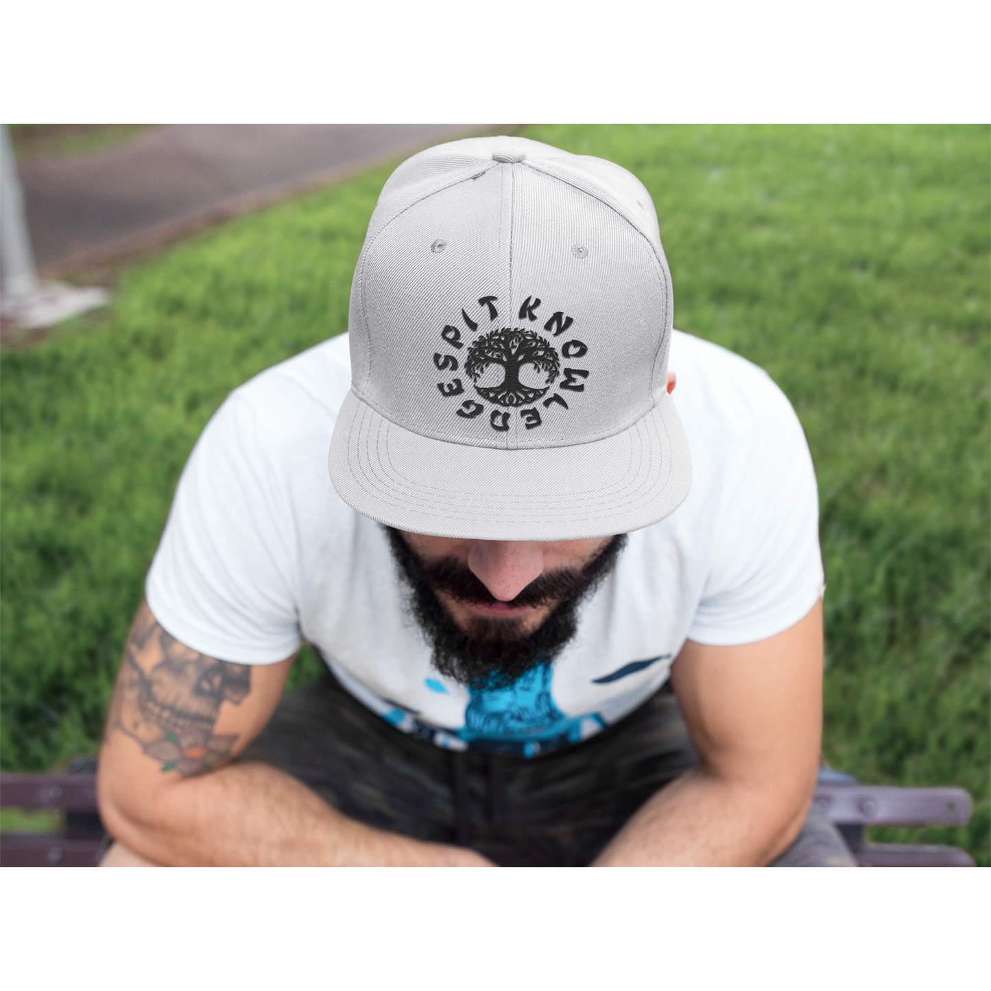 Spit Knowledge Snapback Hat