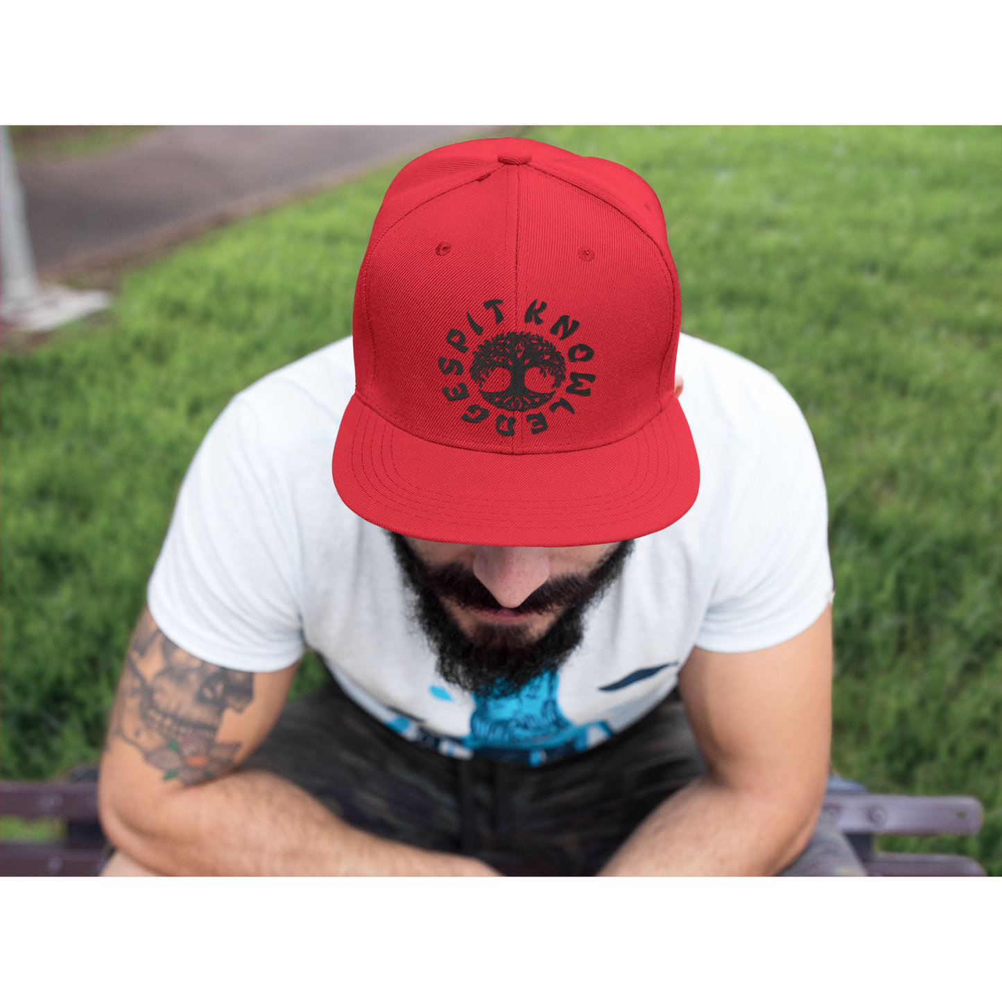 Spit Knowledge Snapback Hat