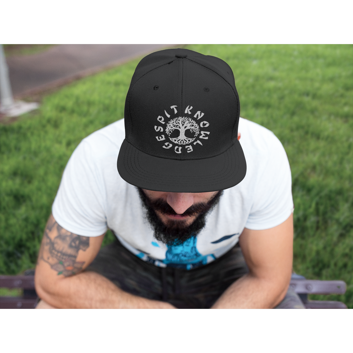 Spit Knowledge Snapback Hat