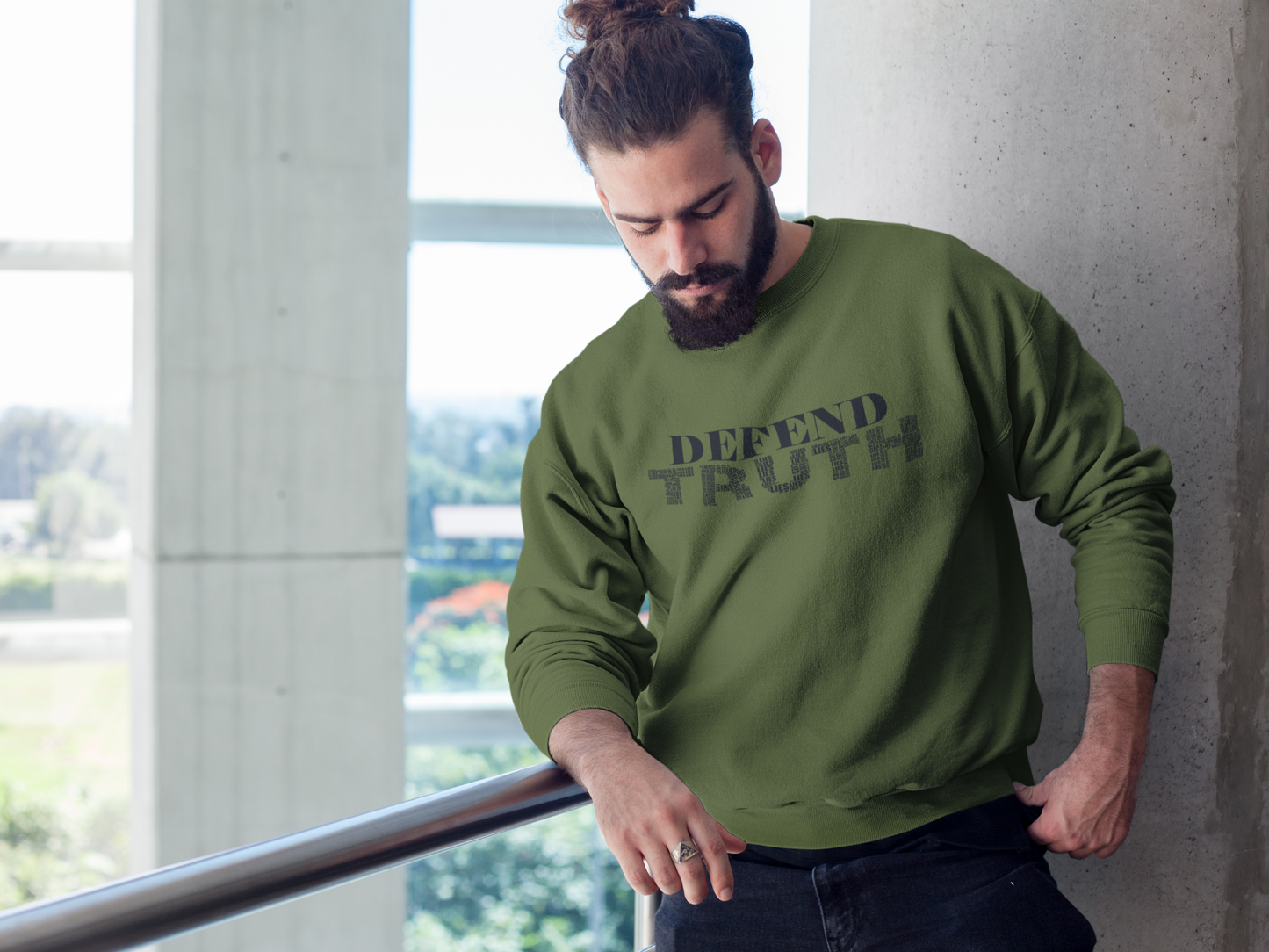 Defend Truth Crew Sweatshirt | ConsciousMafia