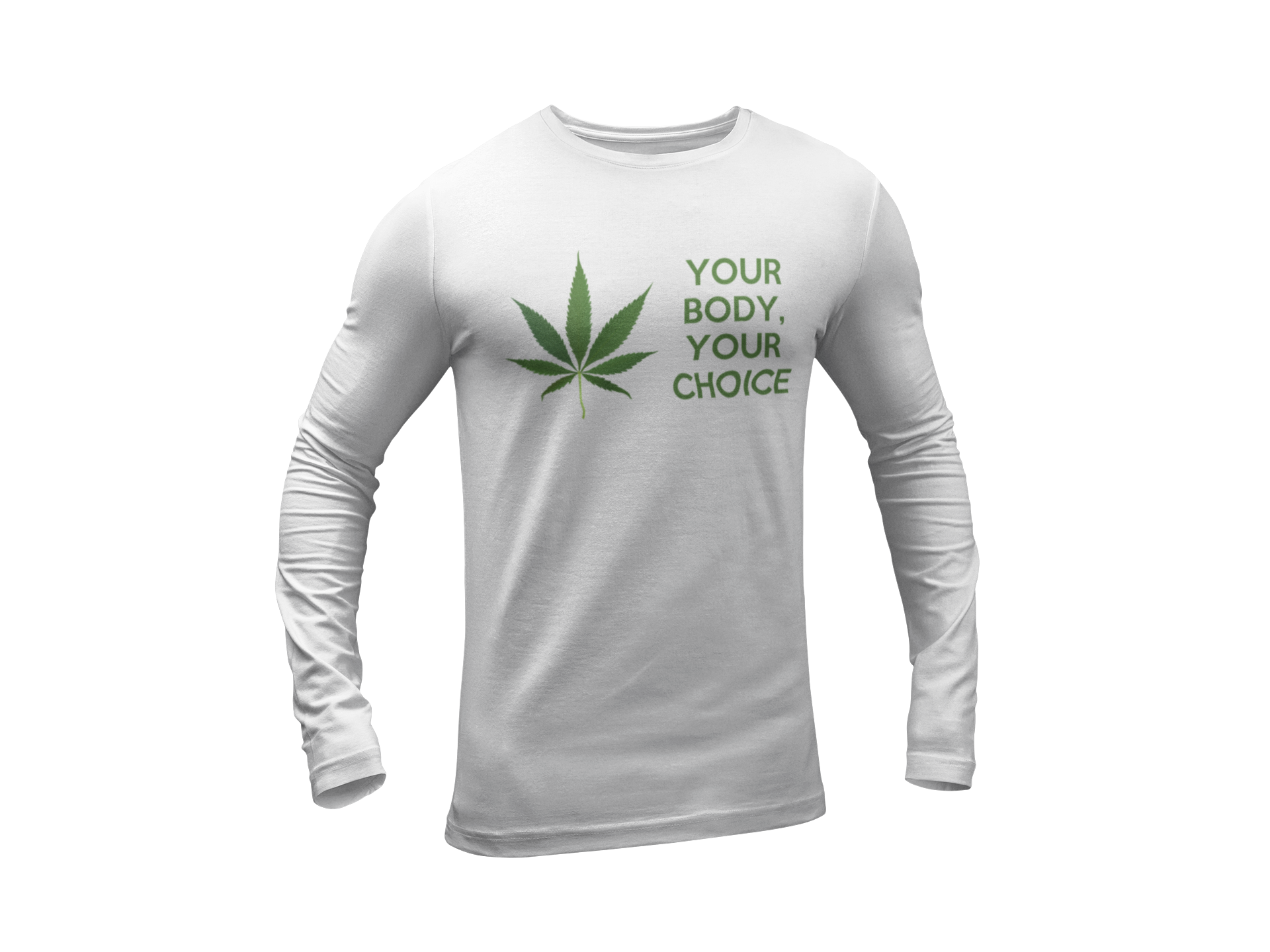 Men's "Your Body, Your Choice" Long-Sleeve T-Shirt | ConsciousMafia