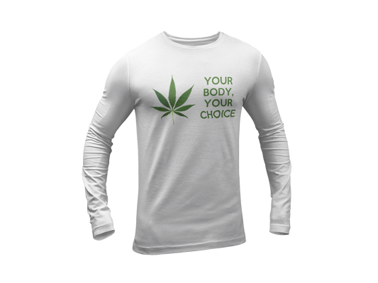 Men's "Your Body, Your Choice" Long-Sleeve T-Shirt | ConsciousMafia
