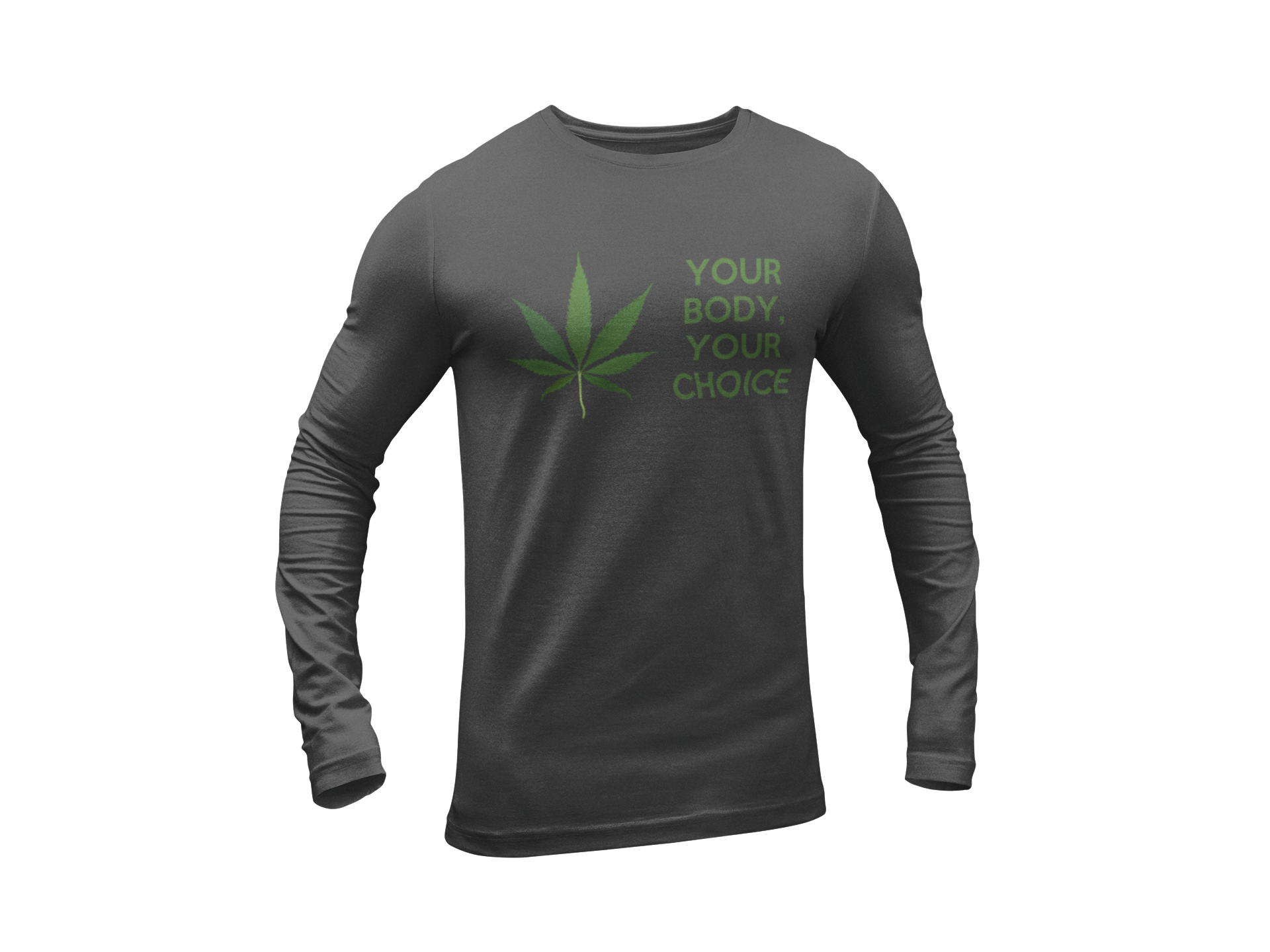 Men's "Your Body, Your Choice" Long-Sleeve T-Shirt | ConsciousMafia