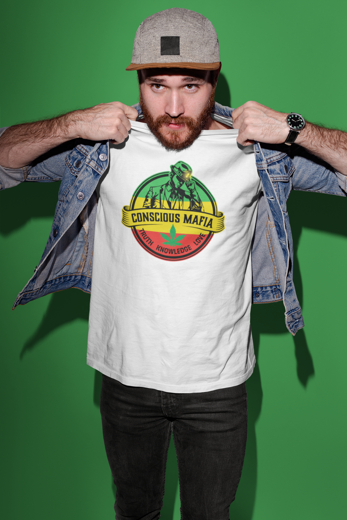 Rasta Conscious Mafia T-shirt | ConsciousMafia