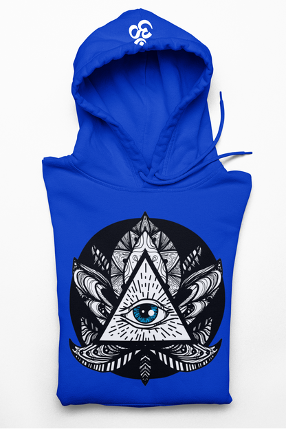 CONSCIOUS MAFIA "Aligned With My Highest Good" Pullover Hoodie (Deep Royal)