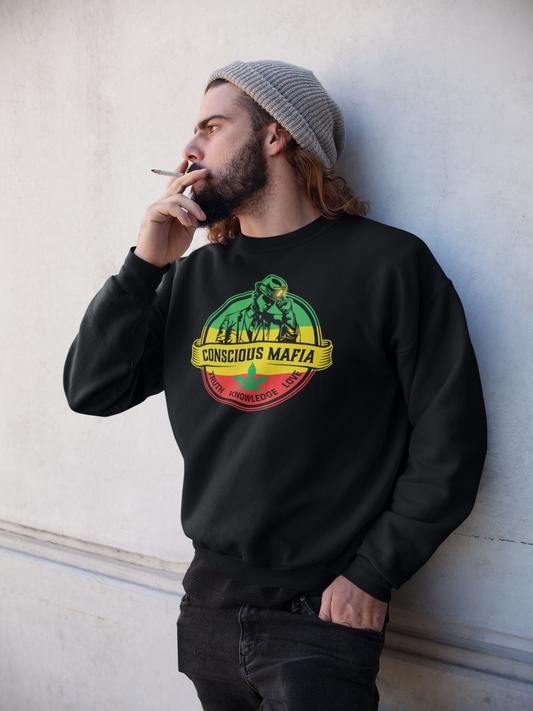 Rasta Crew Sweatshirt | ConsciousMafia